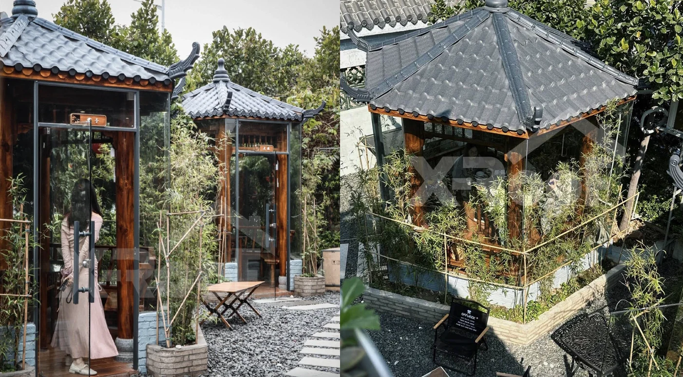 Teja española de ASA de la marca XROOF para glorieta